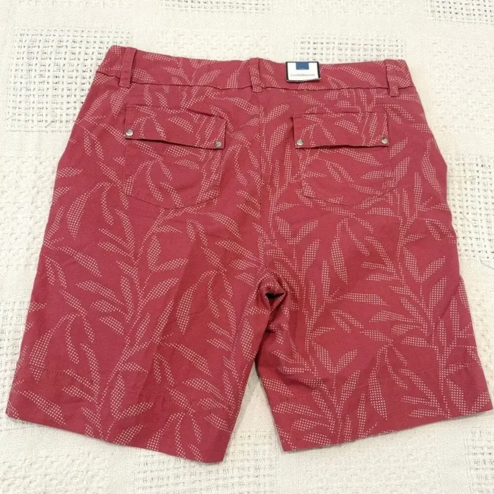 new Croft & Barrow 16 flat front casual chino shorts SH2 2843 - Picture 6 of 9